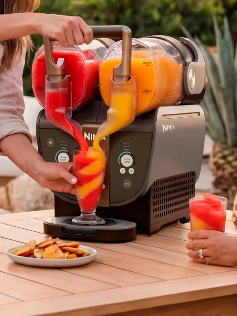 Ninja™ SLUSHi™ Twist Slushie Machine in Taupe, 10+ Servings